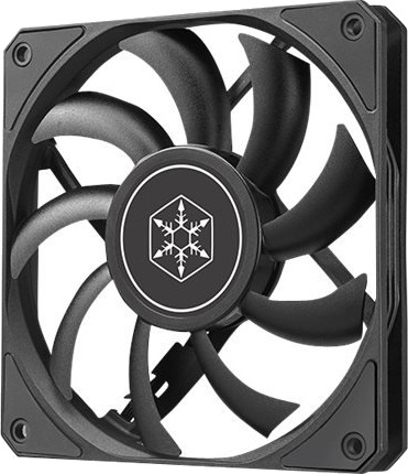 Silverstone Air Slimmer 120 - Kabinettvifte - Slim - 120 Mm - Svart