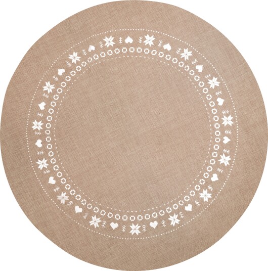 Enne Frosty Julematte - Ø100cm Enne Frosty Julematte - Ø100cm
