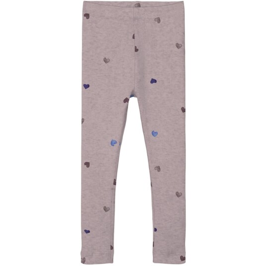 Name It Burnished Lilac Hearts Nmfnutti Leggings Noos 110