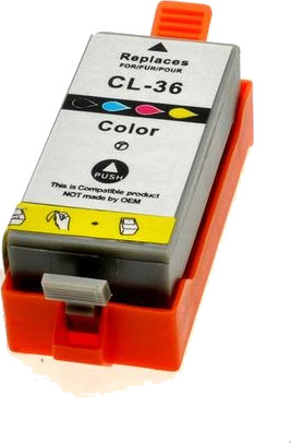 TB Blekkpatron CLI-36 Farge (11.8ml), erstatter Canon CLI-36C/1511B001