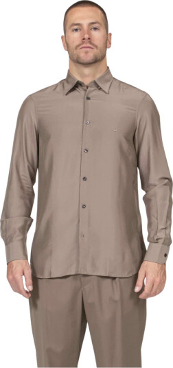 Emporio Armani Herre Skjorter Brun M,