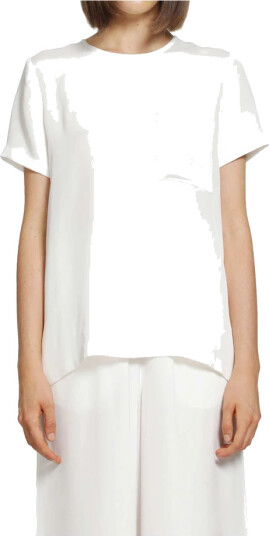Max Mara Dame Topper Hvit 2XS, Max Mara Dame Topper Hvit 2XS,