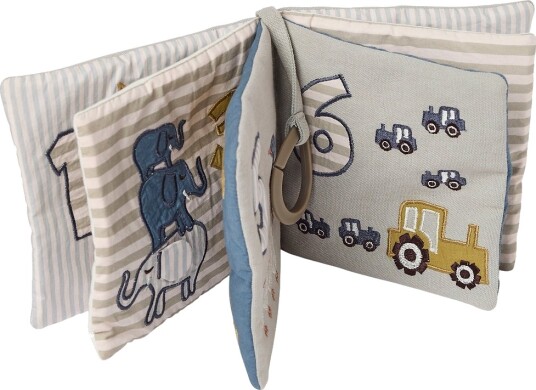 Smallstuff Book Count To 10 Rose Grey One Size