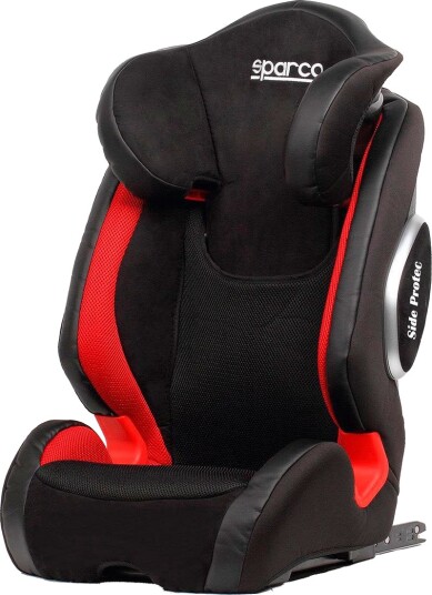 Sparco F1000K PREMIUM Beltestol Med Isofix Gruppe 2/3 15-36kg Svart/Rød