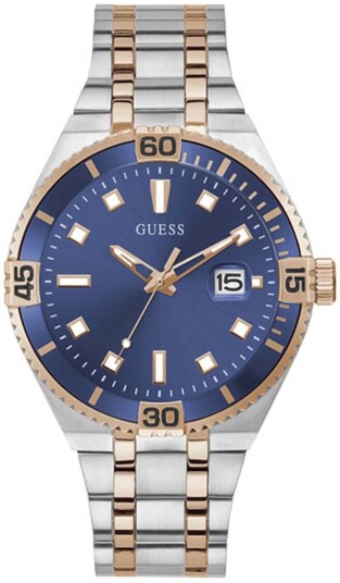 Guess Herreklokke GW0330G3 Premier Blå/Stål Ø45 mm Guess Herreklokke GW0330G3 Premier Blå/Stål Ø45 mm