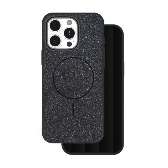 TFO Glitter Thin Mag Deksel for iPhone 17 Svart