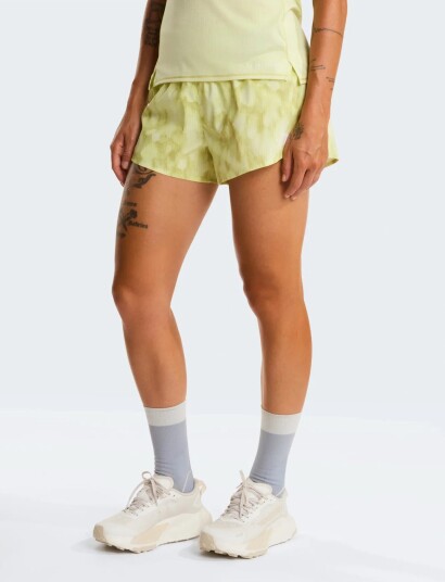 The North Face W Sunriser Short 3"   Print   Yellow   XL/SHORT