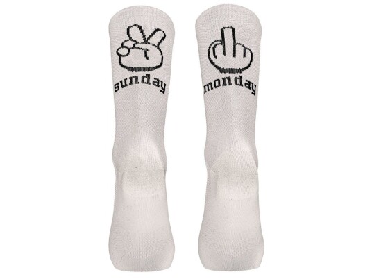Northwave Sunday Monday sykkelsokker hvit unisex
