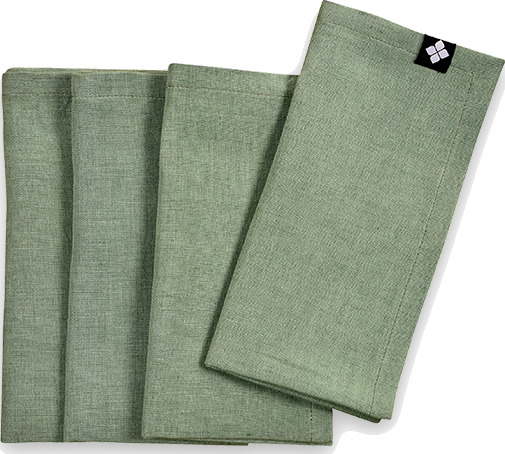 Breath of Nature serviett Moss Green 45x45 cm 4 pk