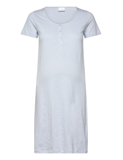 Mamalicious Mlmira Solid Jrs Nightgown 2F A. E. Noos Blue XS