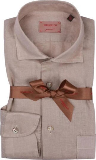 Borriello Napoli Herre Skjorter Beige L,