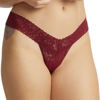 Hanky Panky Truser Daily Lace Low Rise Thong Vinr?d nylon One Size Dame