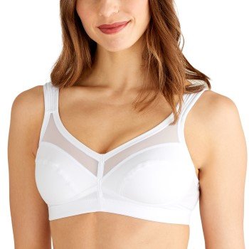 Swegmork BH Net Faitrode Cotton Soft Bra Hvit okologisk bomull D 90 Dame