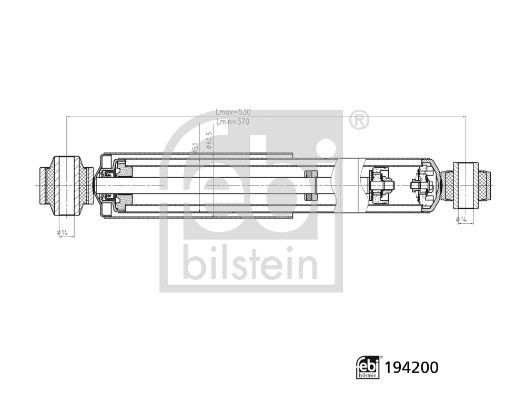 Støtdemper FEBI BILSTEIN 194200