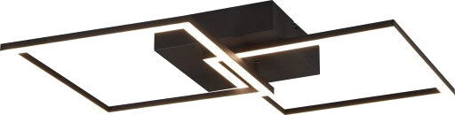 Trio Lighting Taklampe Trail 2 del Matt svart
