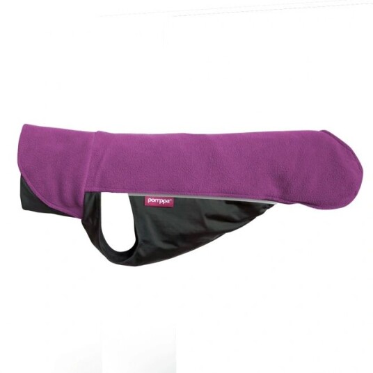 Pomppa Jumppa Fleecetrøye Hund Lilla (60 cm)