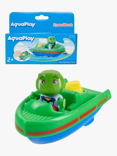 Aquaplay Sports Boat With Sven The Frog Green Aquaplay Sports Boat With Sven The Frog Green