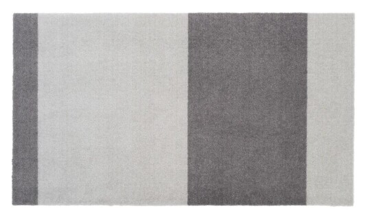 Tica Copenhagen Gulvmatte Stripes Grå-LysGrå 90x130cm