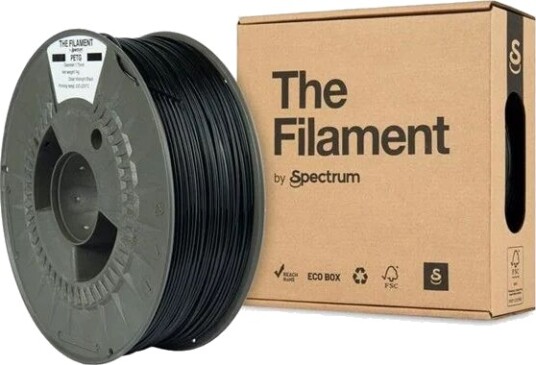 The Filament PETG Filament 1.75 mm 1000 g Midnight Black TF-24015