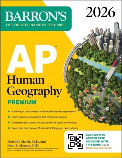 AP Human Geography Premium 2026: Prep Book with 6 Practice Tests+ Comprehensive Review + Online Practice AP Human Geography Premium 2026: Prep Book with 6 Practice Tests+ Comprehensive Review + Online Practice
