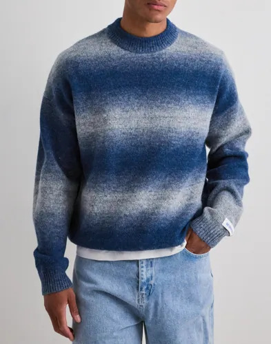 Que Sera Sera Graham Gradient Knit Strikkegensere Blå