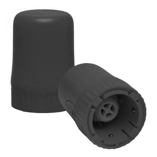 Pulltex  Vakuumpumpe + sparkling wine saver svart
