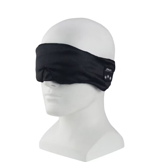 INF Bluetooth Eyemask Trådløs søvnmaske med innebygde høyttalere for avslappende og rolig søvn Sort INF Bluetooth Eyemask Trådløs søvnmaske med innebygde høyttalere for avslappende og rolig søvn Sort