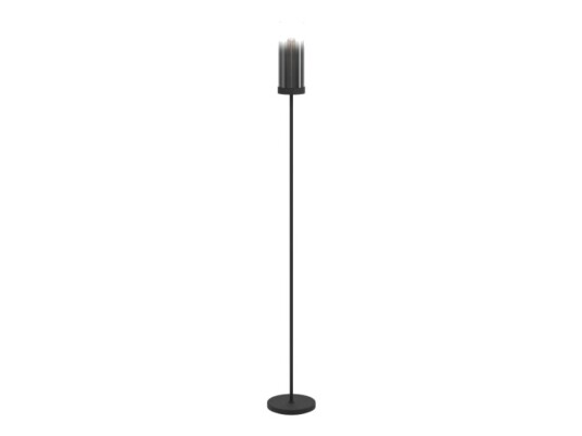 Eglo Toothill Gulvlampe H1535 E27 Sort/Sort Transp. Eglo Toothill Gulvlampe H1535 E27 Sort/Sort Transp.