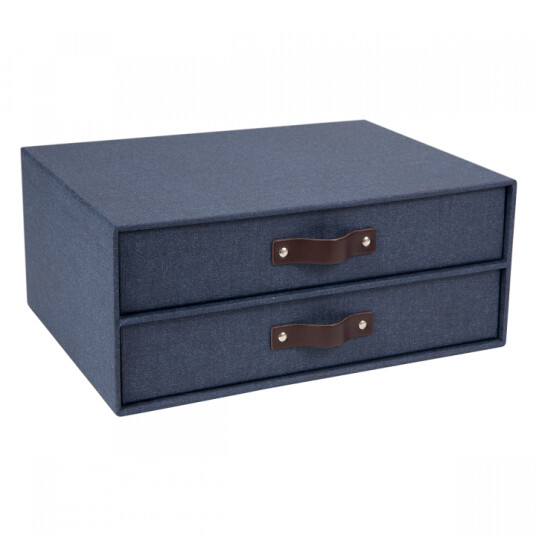Bigso Box of Sweden Birger Dokumentboks Blå