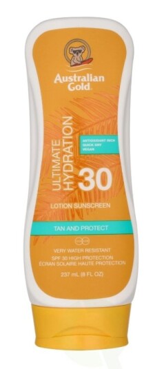 Australian Gold Ultimate Hydration Lotion SPF30 237 ml - Fuktighetsgivende Solkrem med Aloe Vera Australian Gold Ultimate Hydration Lotion SPF30 237 ml - Fuktighetsgivende Solkrem med Aloe Vera