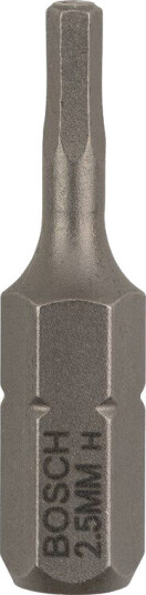 Bosch Skrutrekkerbits, ekstra hard HEX 2,5, 25 mm