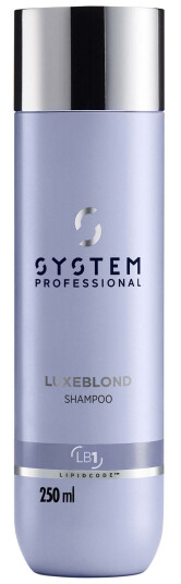 System Professional LuxeBlond Shampoo for Farget og Bleket Hår 250 ml