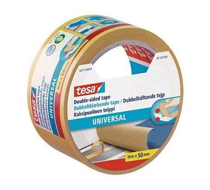 tesa Double-Sided Tape Universal 10 m x 50 mm