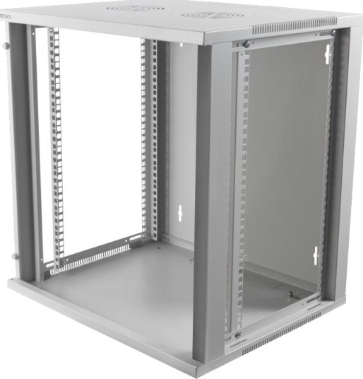 Deltaco 12U Veggmonterbart Serverkapinet med Glassdør 19" Deltaco 12U Veggmonterbart Serverkapinet med Glassdør 19"