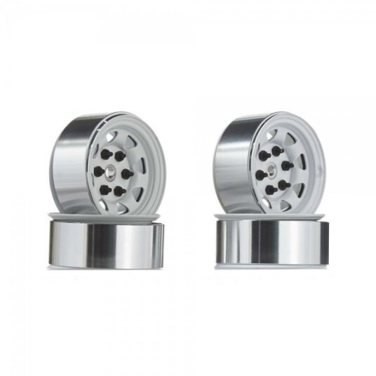 RC4WD W0035 Stamped Steel 1.55 Stock White Beadlock Wheel RC4WD W0035 Stamped Steel 1.55 Stock White Beadlock Wheel