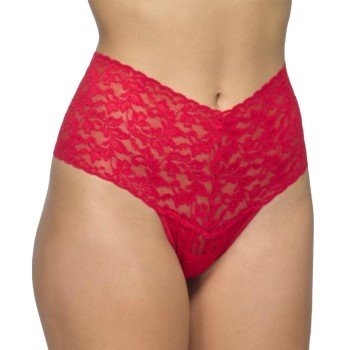 Hanky Panky Truser Retro Thong R?d nylon One Size Dame