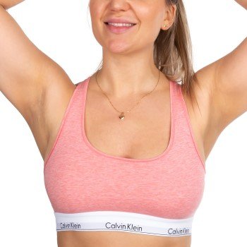 Calvin Klein BH Modern Cotton Bralette morkrosa Small Dame