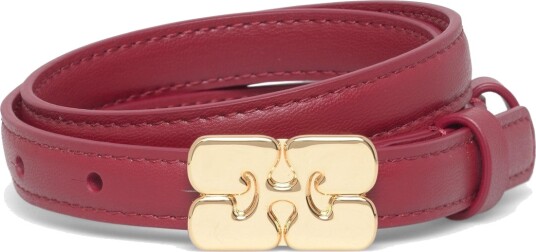 Ganni Kat Belt Small Red M/L