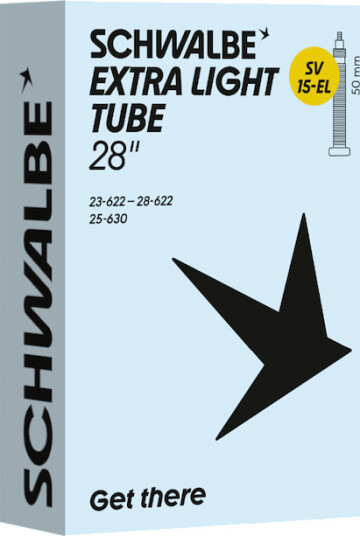 Schwalbe Extra Light slange 700c/28"x0,90-1,10 (23/28-622/630) 50mm racerventil