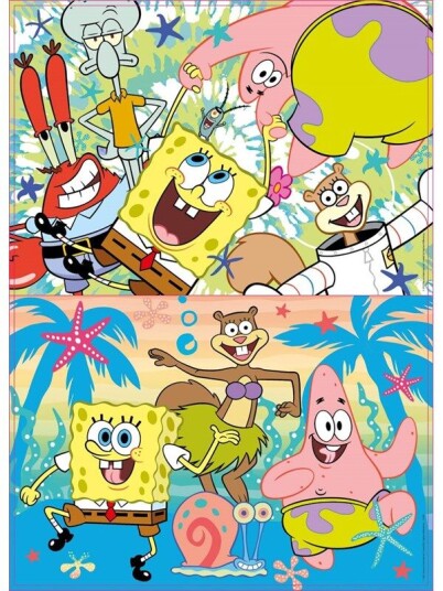 Educa Svampe Bob 2 X 100 Educa Svampe Bob 2 X 100