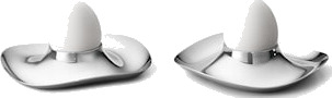 Georg Jensen Cobra Eggekopp Rustfritt stål 2 stk