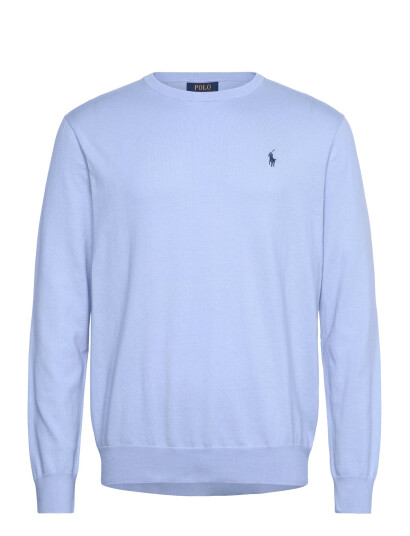 Polo Ralph Lauren Slim Fit Textured Cotton Sweater Blue XS