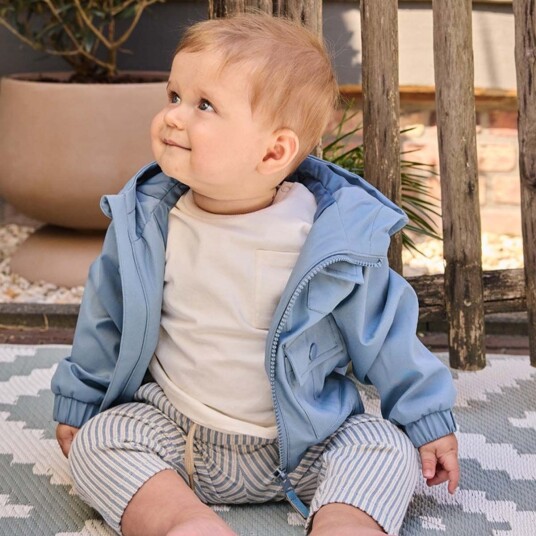 Dirkje vår-og høstjakke til baby og småbarn, Blue (116) 116