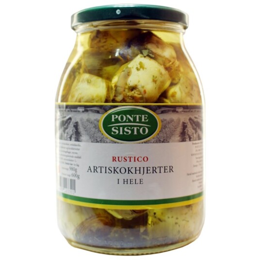 Artisjokkhjerter Hele Rustico 980 g