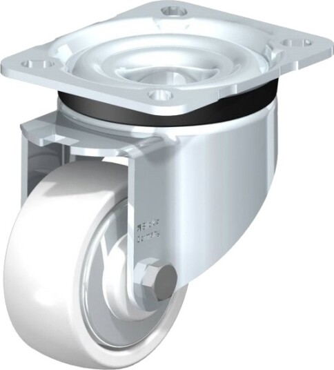 Blickle 301507 Lk-Spo 75G-Fa Hjul, Hjuldiameter 75 Mm, Bæreevne Maks. 300 Kg