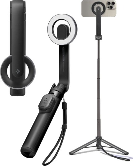 Selfie-Stativ Spigen S571w Magsafe Tripod Czarny (Amp07656) Selfie-Stativ Spigen S571w Magsafe Tripod Czarny (Amp07656)