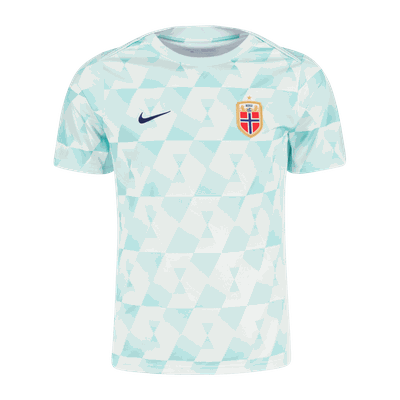 Nike norway academy pro dri fit short sleeve top pre match treningstrøye herre blue s