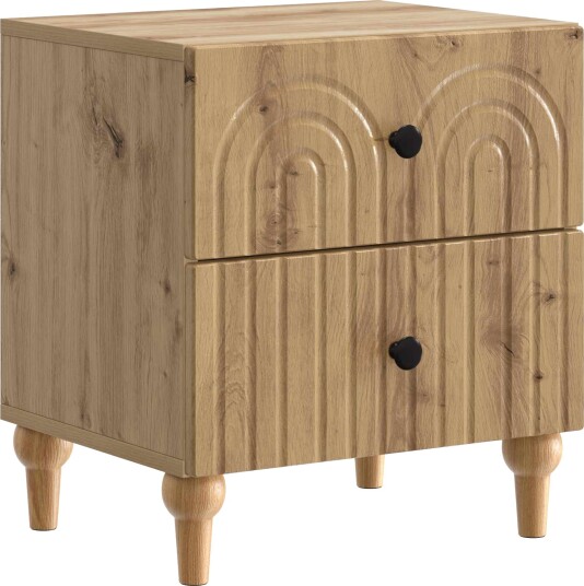  Nattbordskap Artisan eik 43 x 34,5 x 48 cm Konstruert tre