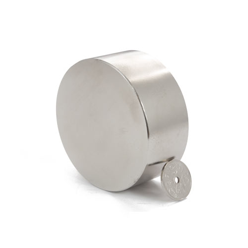 SuperMagneter Meget Kraftig Neodym-Magnet Ø 70 X 30 Mm   Løftekraft 165 Kg