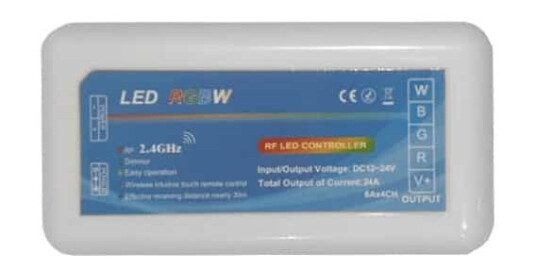 Mottakere U1 RF 2.4G for RGBW LED Stripe Mottakere U1 RF 2.4G for RGBW LED Stripe